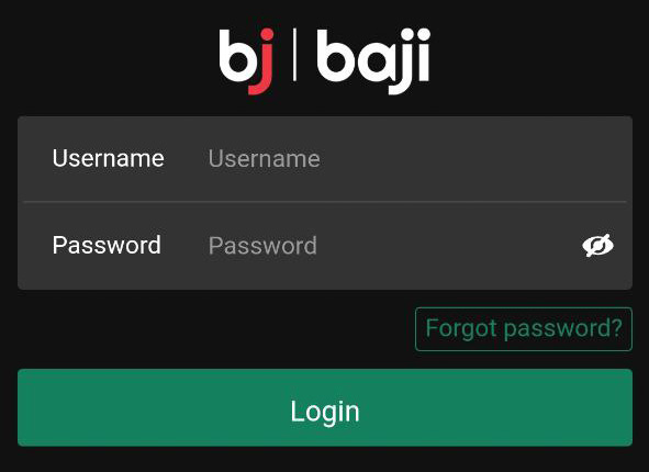 Step 1 of account verification in the Baji betting app.
