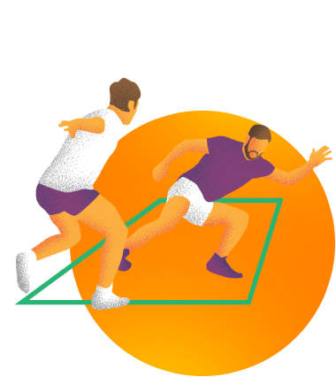 Kabaddi betting app logo.